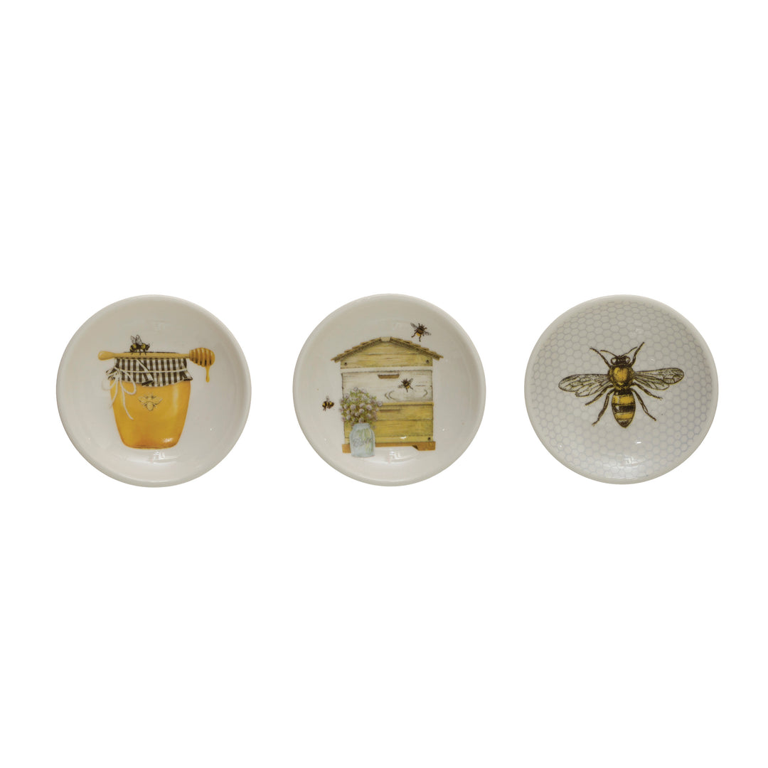 Dish with Bees and Honey, 3 Styles