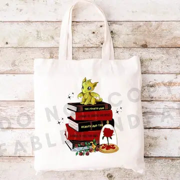 Canvas Tote Bags - Empyrean Series and Misc Bookish Themes