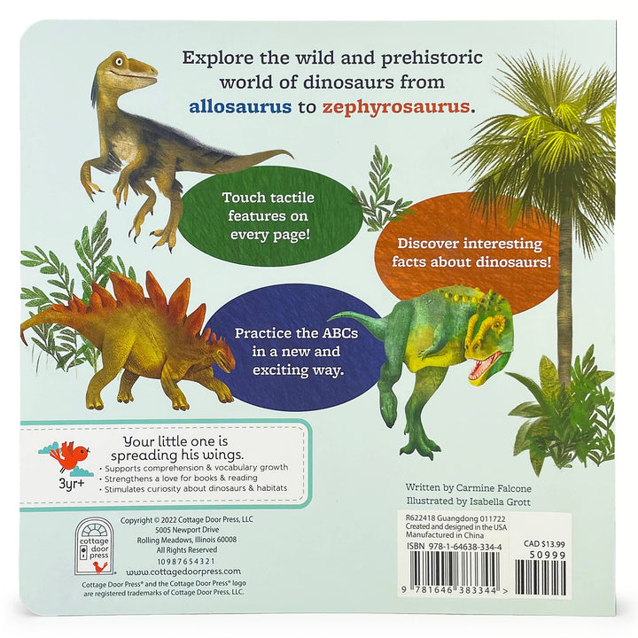 ABC of Dinosaurs: A Powerfully Prehistoric Alphabet Book