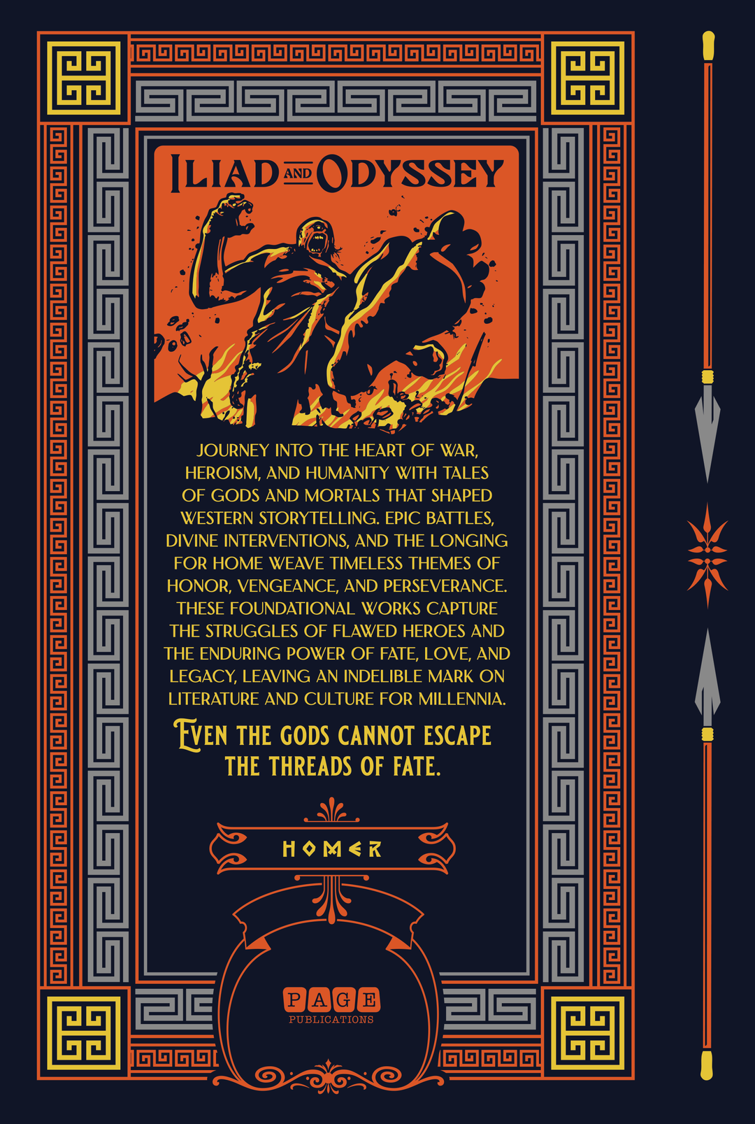 Homer's The Iliad and The Odyssey (Deluxe Hardcover)