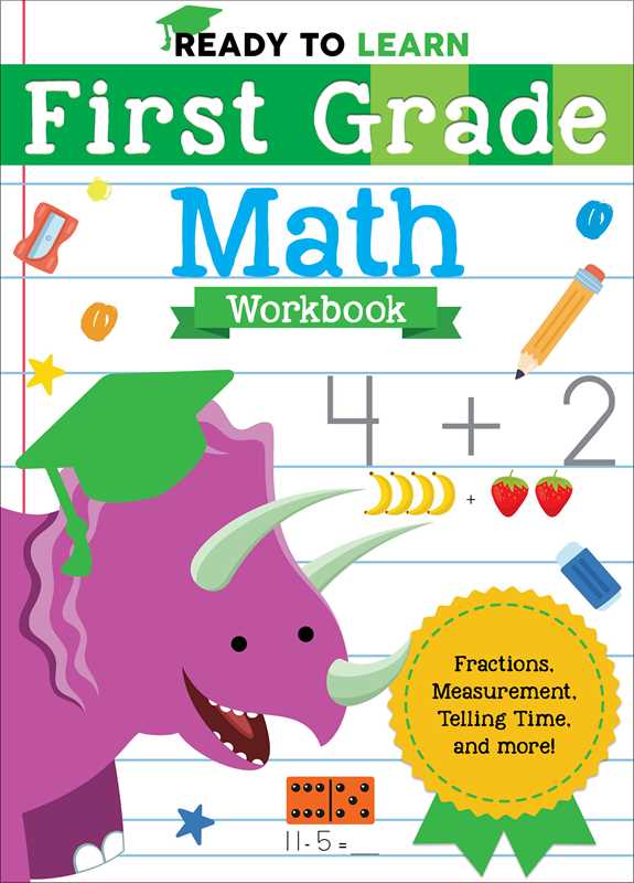 Ready to Learn: First Grade Math Workbook by Editors of Silver Dolphin Books