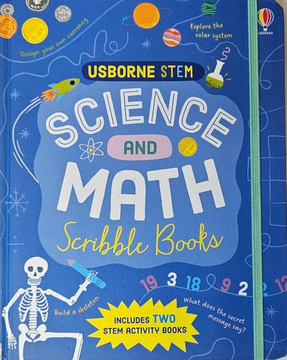Usborne Stem: Science & Math Scribble Books (Paperback)