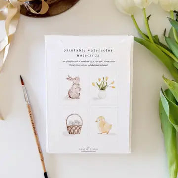 Paintable Watercolor Notecards