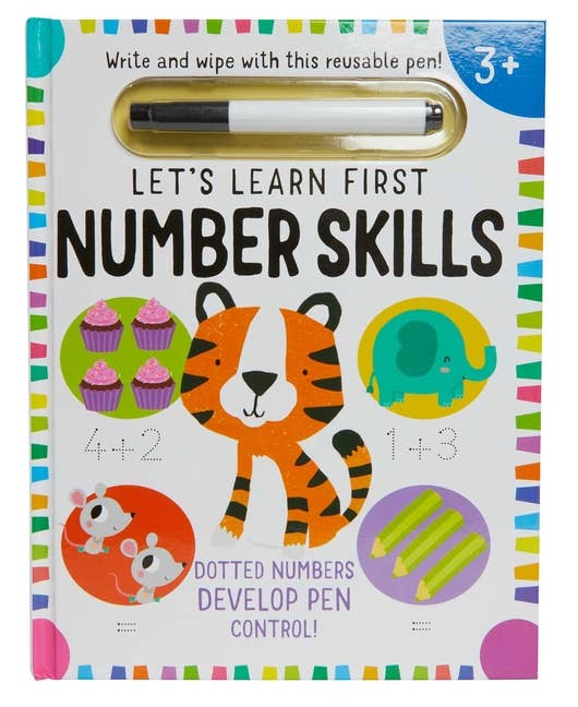 Lets Learn: First Number Skills (Write And Wipe)