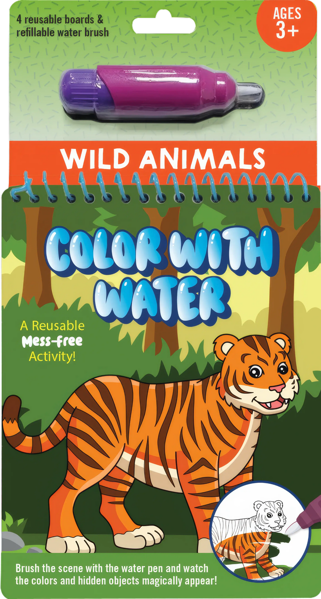 Color With Water - Wild Animals