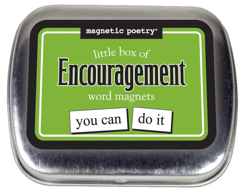 Little Box of Encouragement Magnetic Poetry Kit