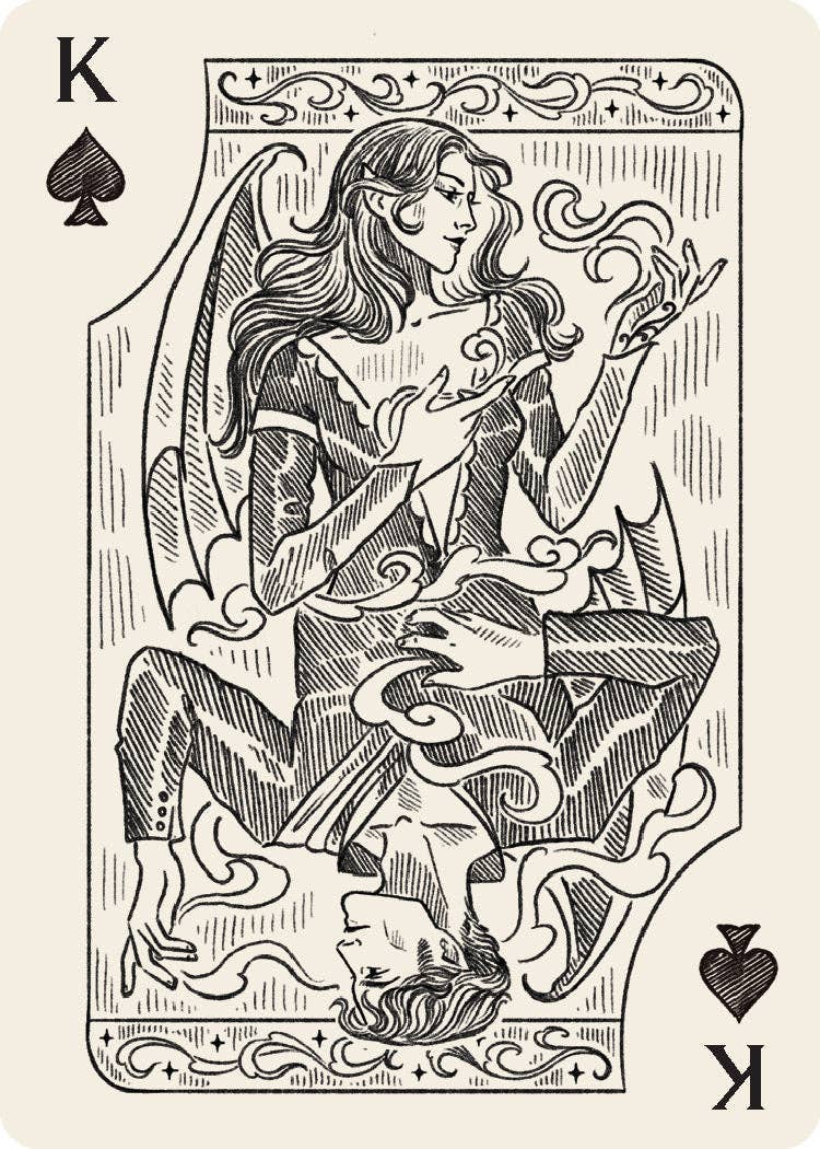 A Court of Thorns and Roses Official Playing Card Set (Night Court Inner Circle)