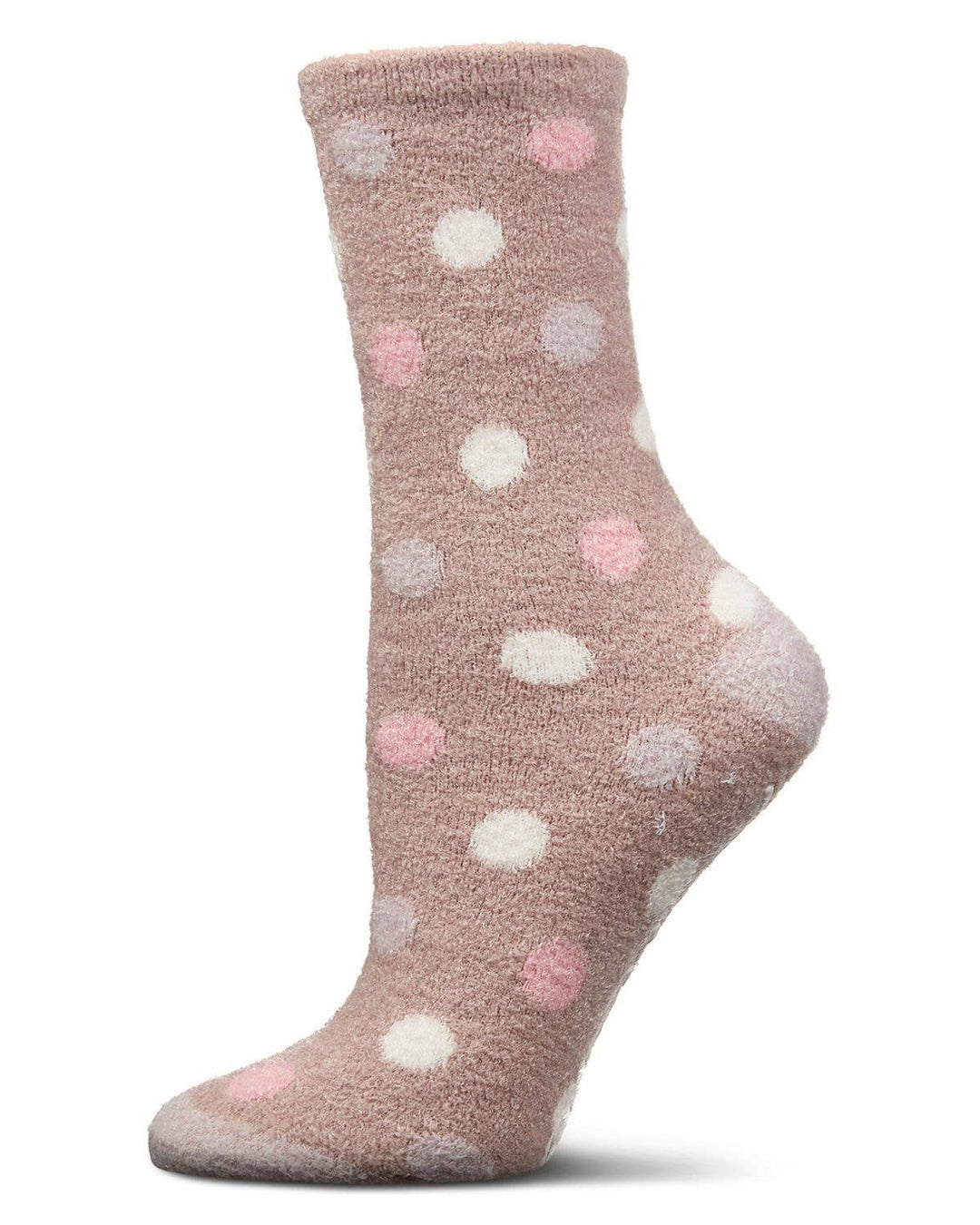 Polka Dot Non-Skid Aloe Infused Crew