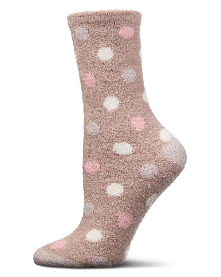 Polka Dot Non-Skid Aloe Infused Crew