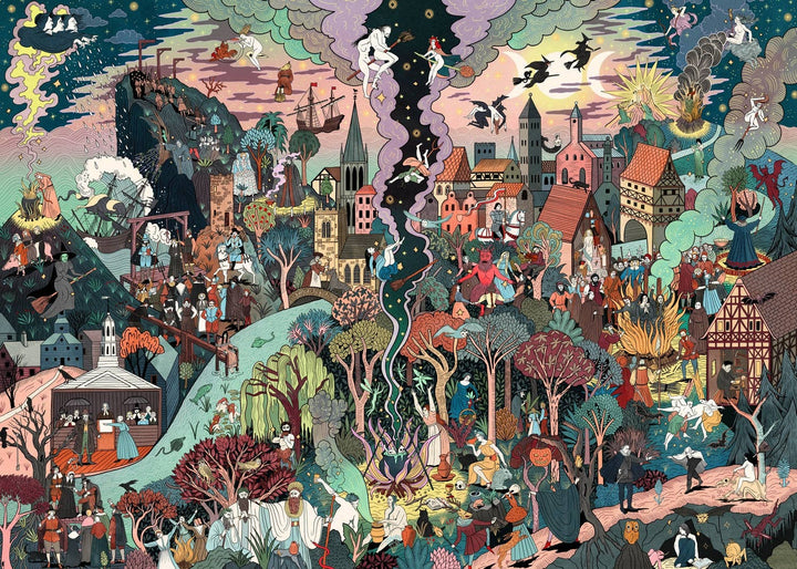 The World of Witches: A Cultural History of Witchcraft in a 1000-piece Jigsaw Puzzle