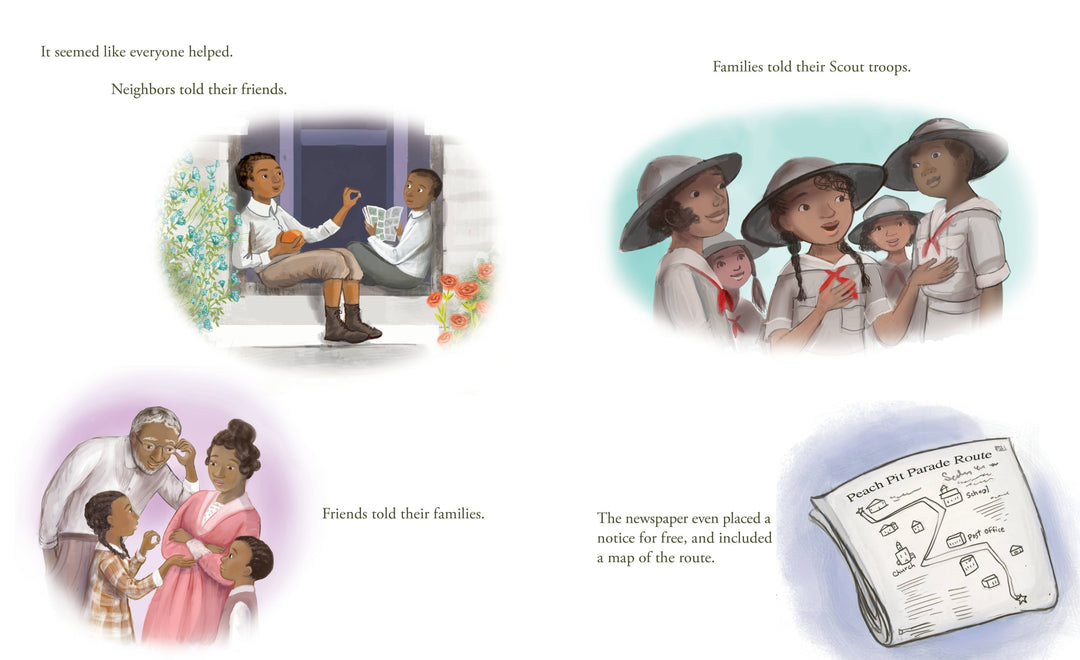The Peach Pit Parade: A World War I Story Picture Book