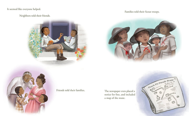The Peach Pit Parade: A World War I Story Picture Book