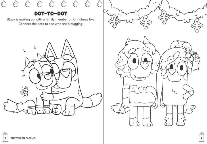 Bluey Colortivity: Hooray Christmas! by Delaney Foerster