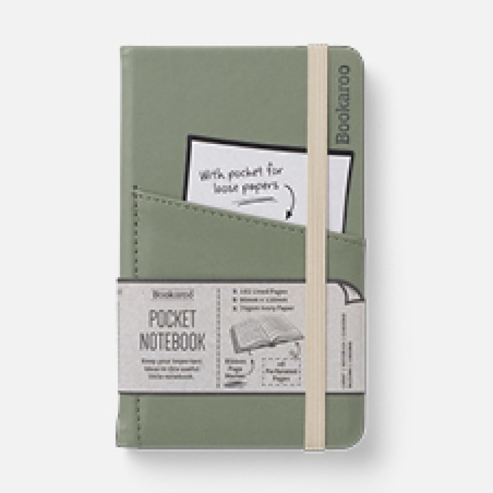 Bookaroo Pocket Notebook (various colors)