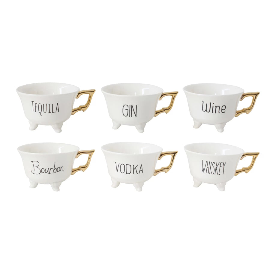 Footed Teacup - 6 styles
