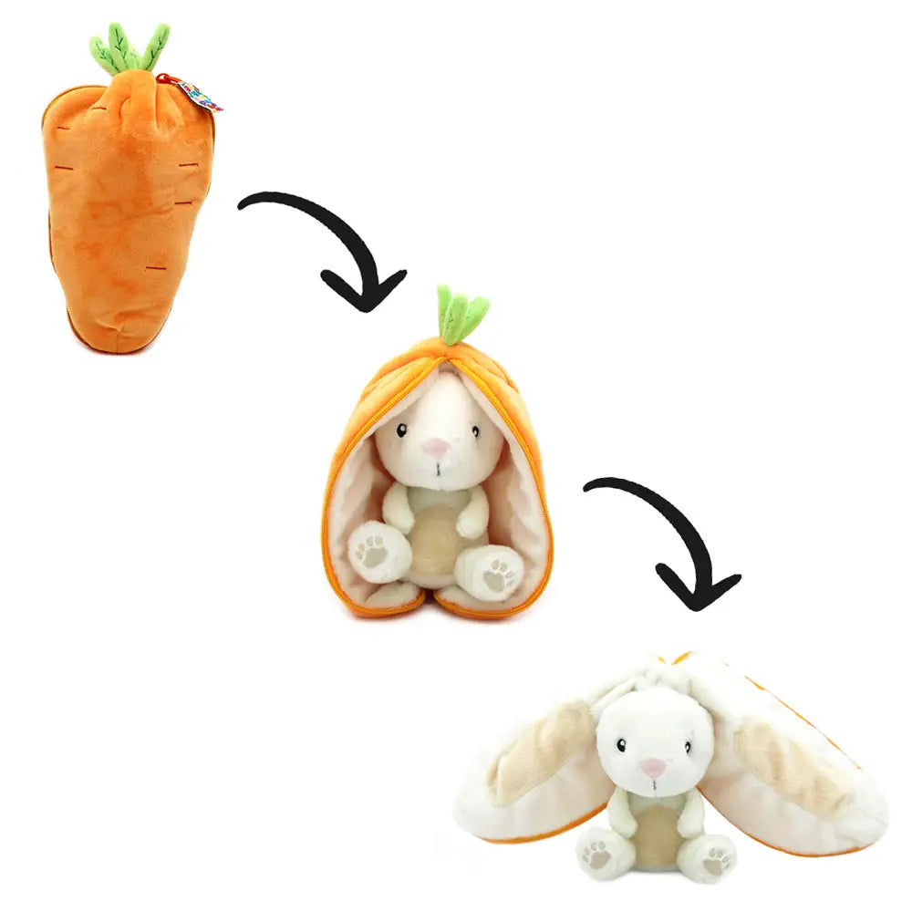 Bunny/Carrot Flipetz Stuffed Toy