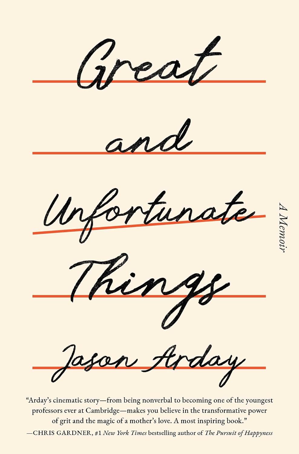 Great and Unfortunate Things (Hardcover) by Jason Arday