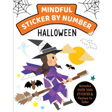Mindful Sticker by Number: Halloween