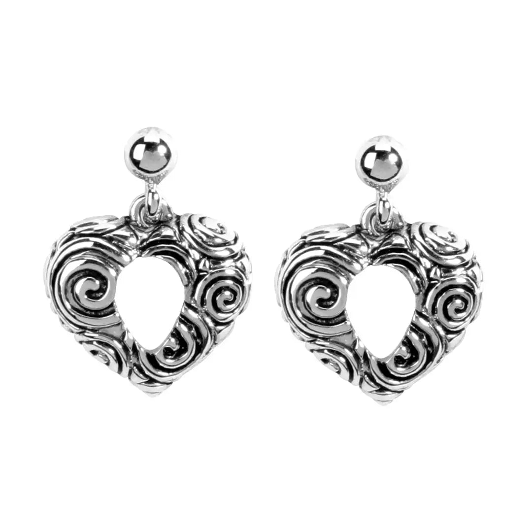 Aquatic Heart Earrings