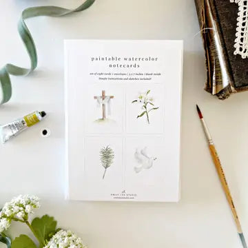 Paintable Watercolor Notecards