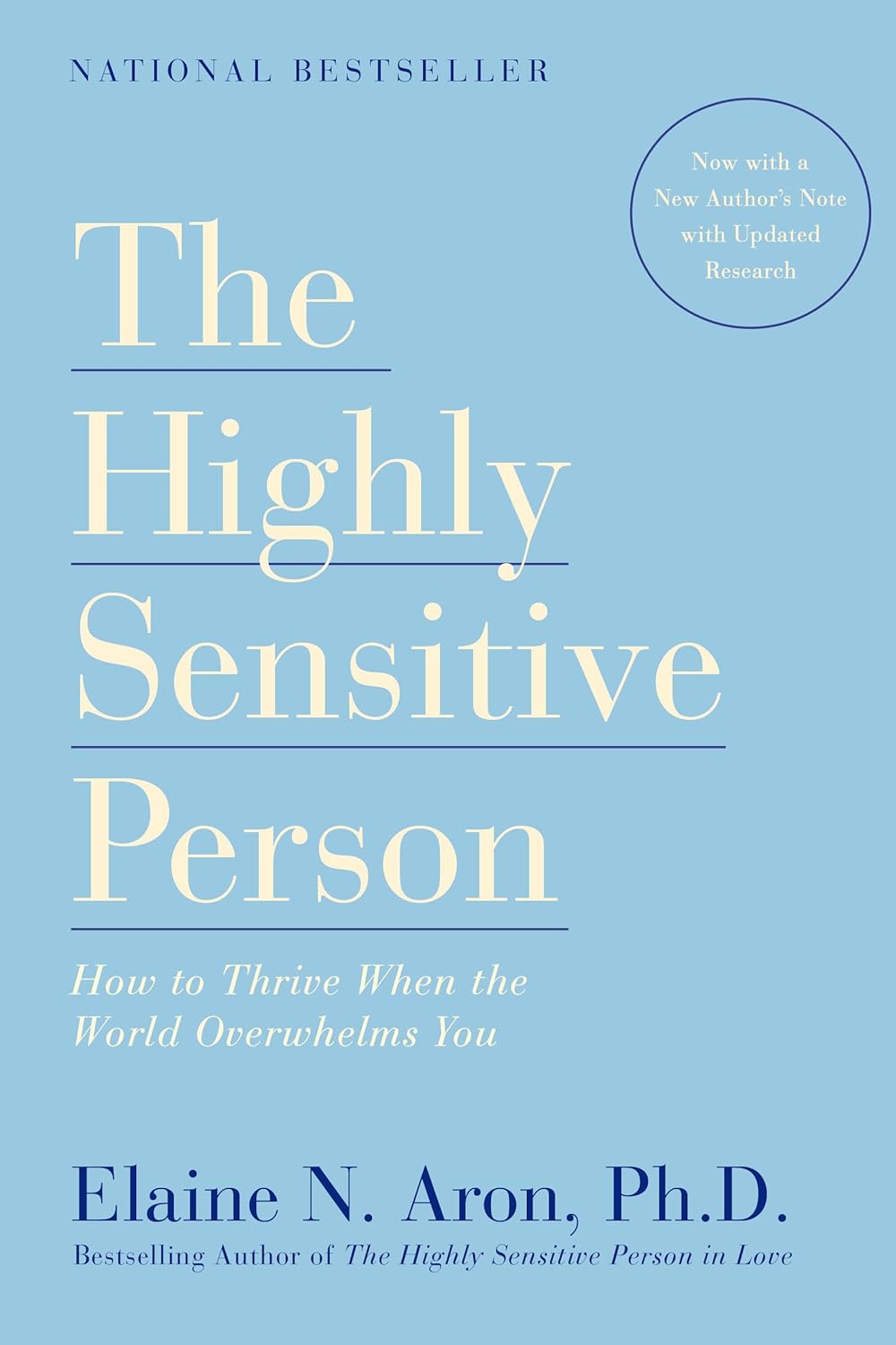 The Highly Sensitive Person: How to Thrive When the World Overwhelms You by Elaine N. Aron, Ph.D. (Paperback)