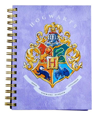 Harry Potter Hogwarts Crest Spiral Notebook