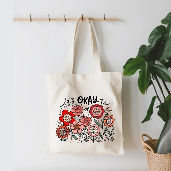 Canvas Tote Bags - Enchanting Sunshine