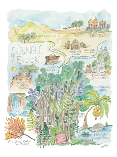 The Jungle Book 5x7 Art Print