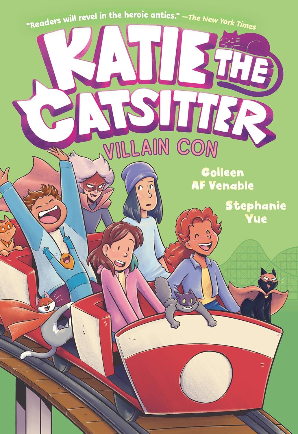 Katie the Catsitter 5: Villain Con (Paperback) Colleen AF Venable, Stephanie Yue
