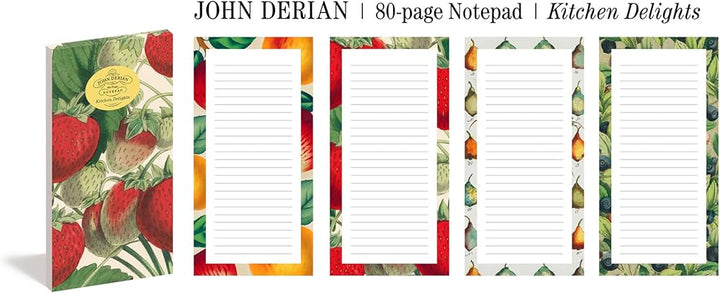 John Derian Paper Goods: Kitchen Delights 80-Page Notepad