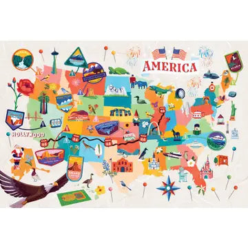 U.S. Landmarks 100-piece Puzzle