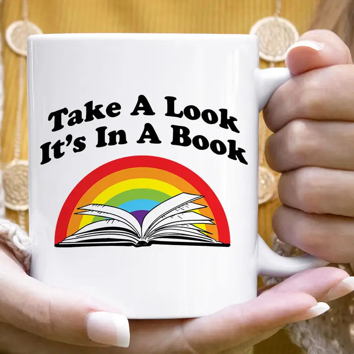 Take A Look It's In A Book Mug