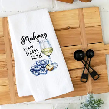 Waffle Weave Tea Towel (Various Styles)