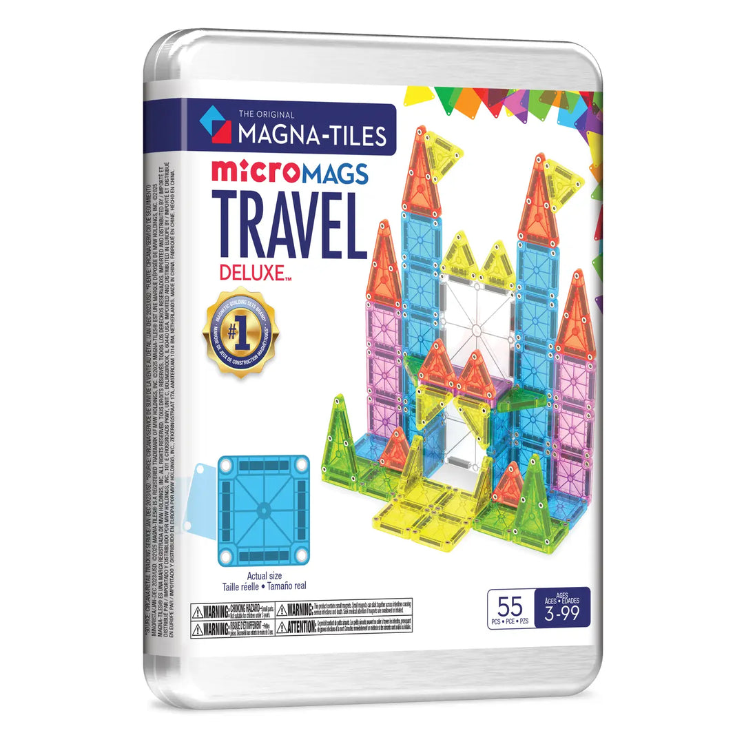 Deluxe Magnatiles MicroMAGS Travel Set