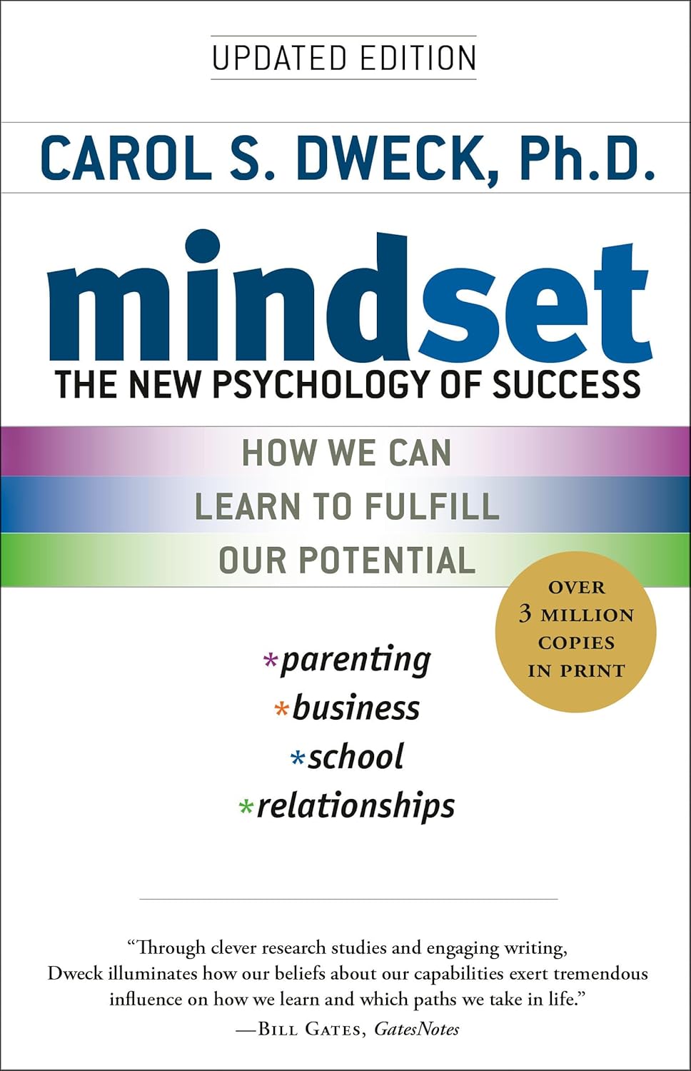 Mindset (paperback) by Carol S. Dweck