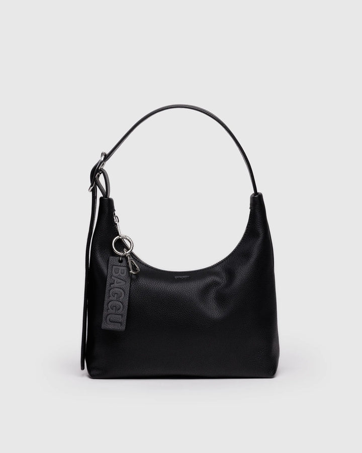 Mini Recycled Leather Crescent Bag by BAGGU  (Various Colors)
