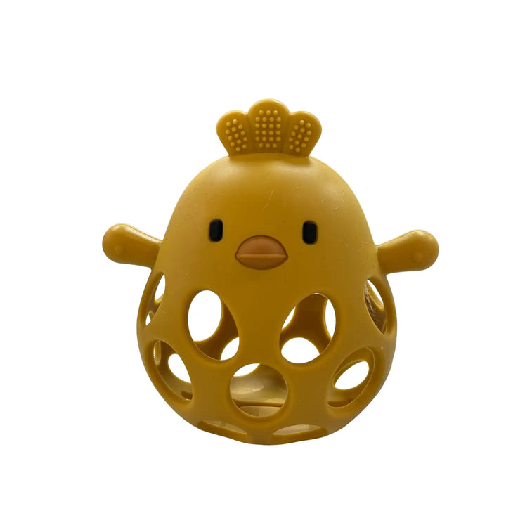 3D Chicken Teether - 3 Colors Available