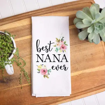 Waffle Weave Tea Towel (Various Styles)