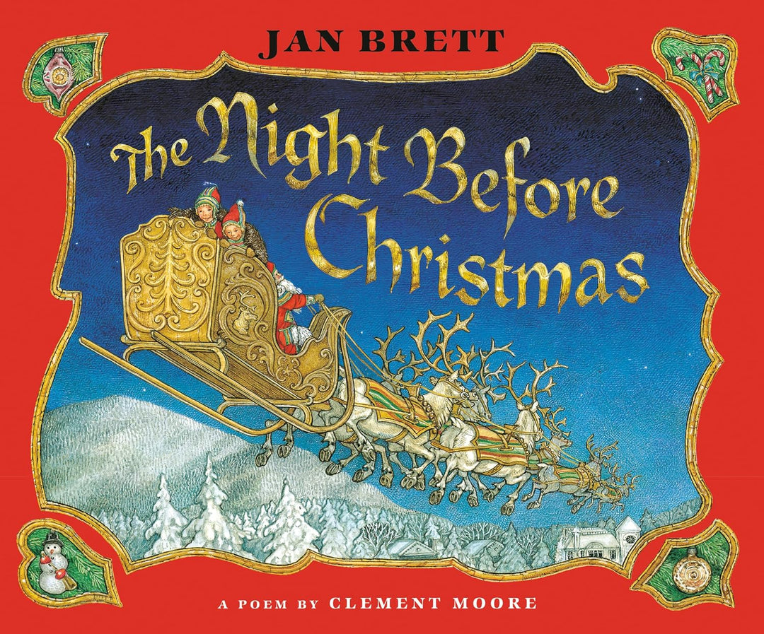 The Night Before Christmas by Jan Brett & Clement Moore (Hardback)