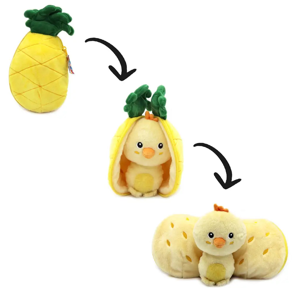 Chick/Pineapple Flipetz Stuffed Toy