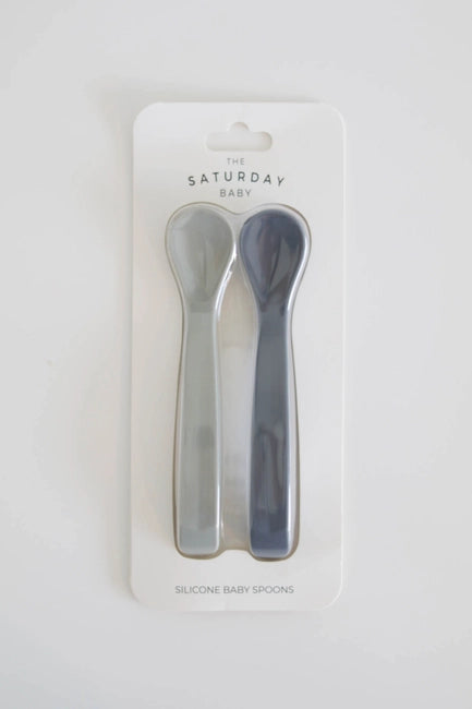 Silicone Baby Spoon Set by The Saturday Baby