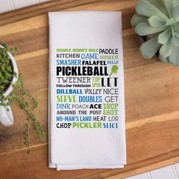 Waffle Weave Tea Towel (Various Styles)