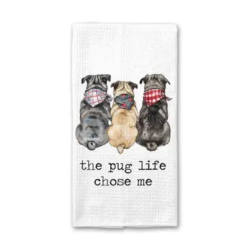 Waffle Weave Tea Towel (Various Styles)