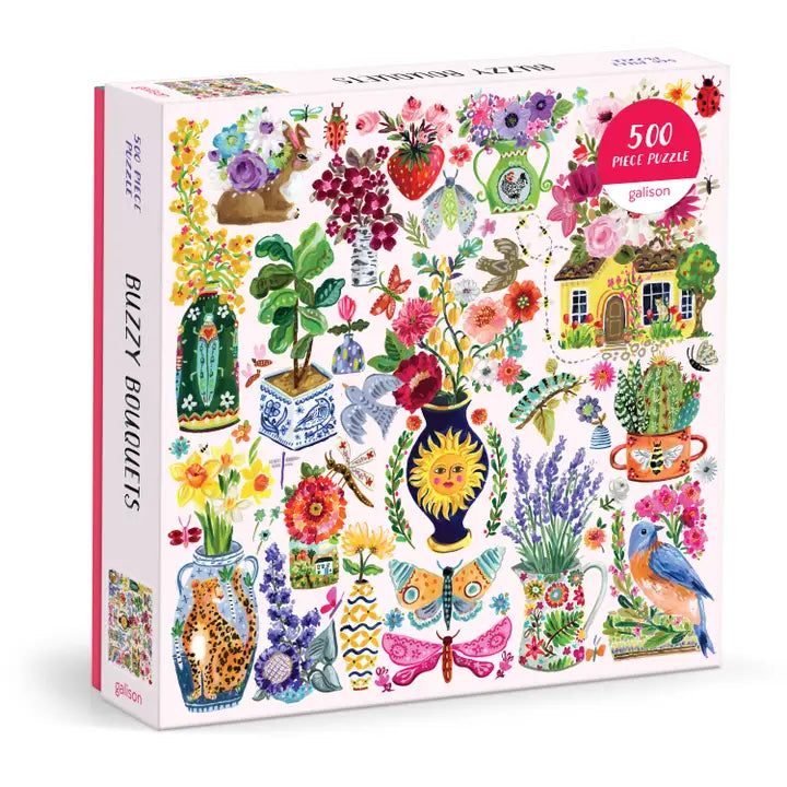 Buzzy Bouquets 500-Piece Puzzle