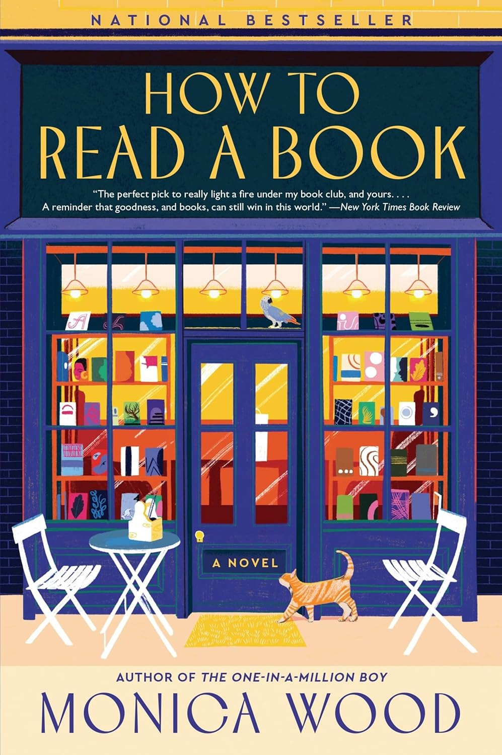 How to Read a Book: A Novel by Monica Wood (hardcover)