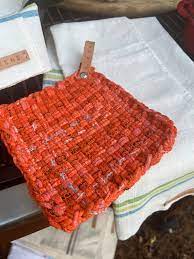 Cotton Crocheted Pot Holder