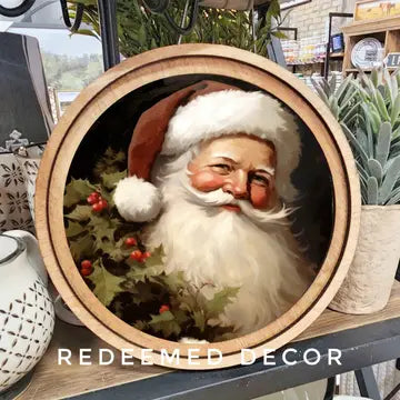 Round Wooden Art