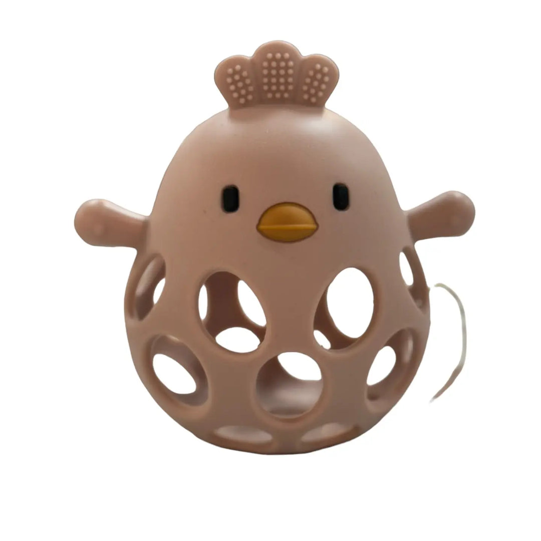 3D Chicken Teether - 3 Colors Available