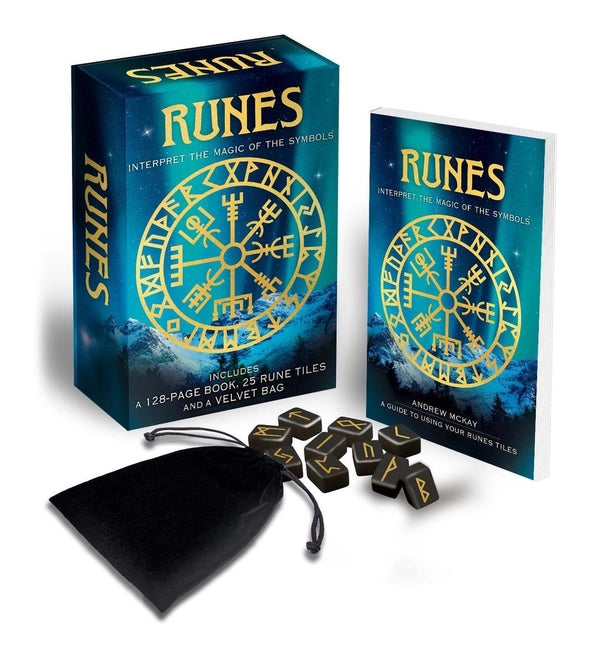 Runes Book & Tiles (Arcturus Oracle Kits)