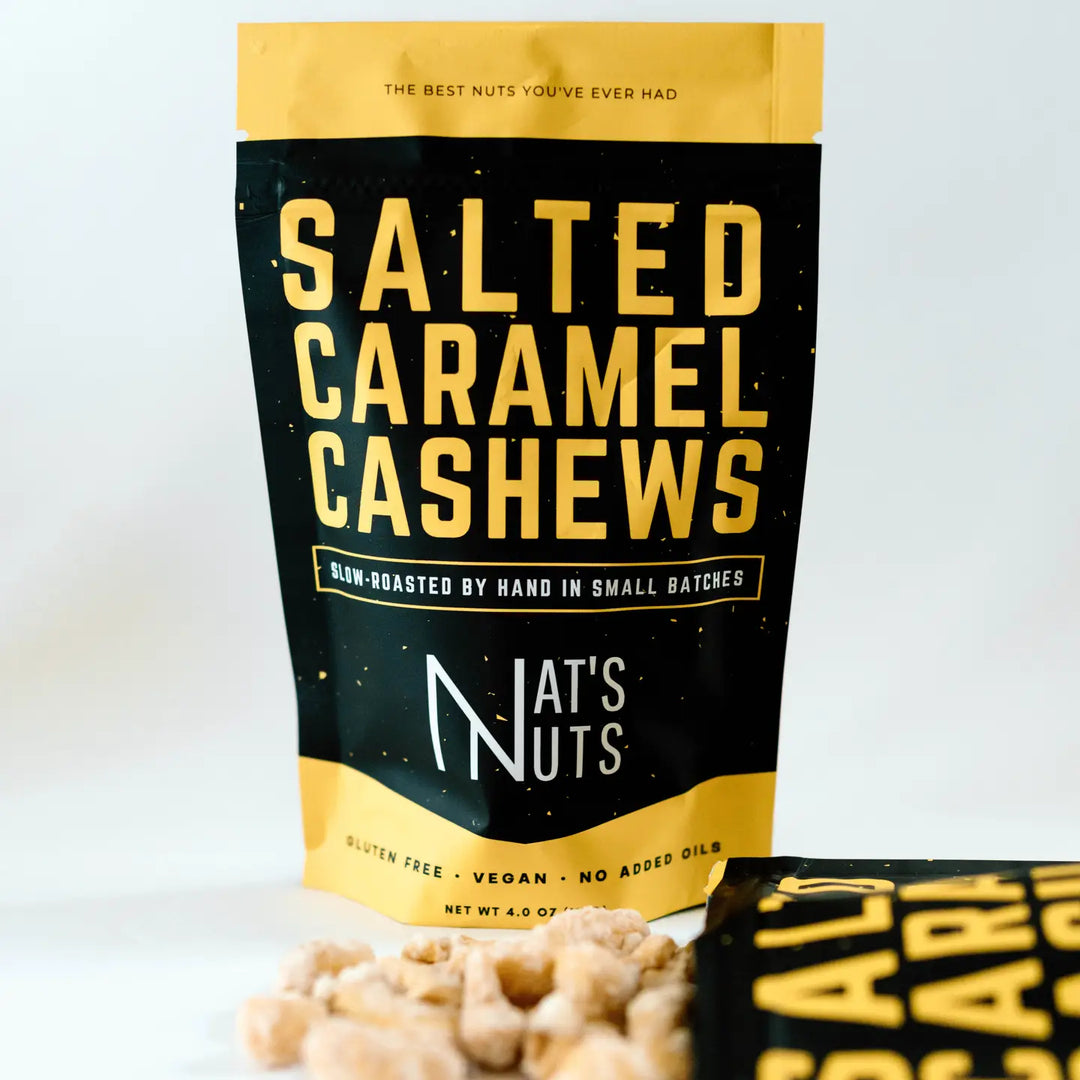 Salted Caramel Cashews (4 oz bag)
